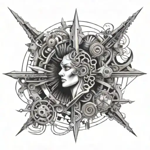 An Abstract Representation Of Narcissism And Engineering Combined