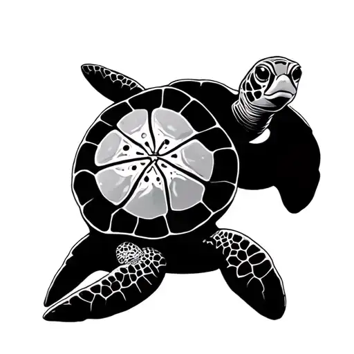 Beach Turtles Sand Dollar