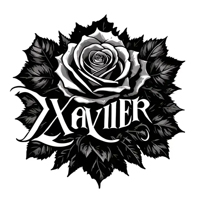 Roses And The Name Xavier