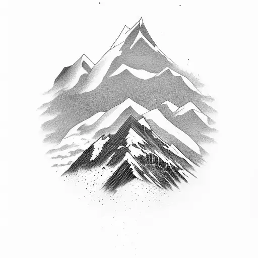 Mountain With The Year 2033