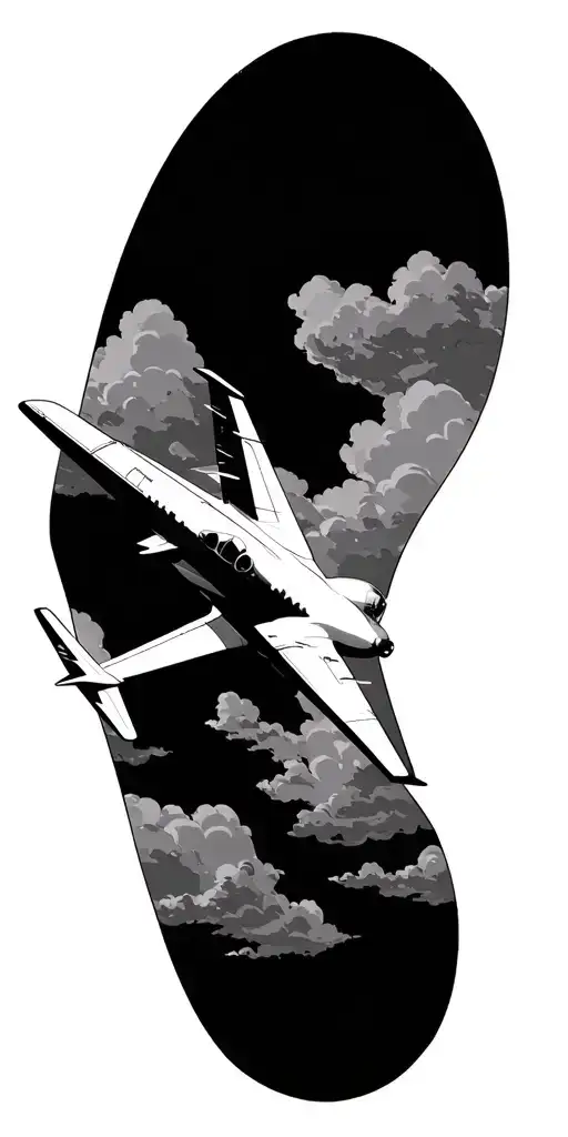 Mq9 Plane Flying In The Sky