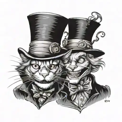 Mad Hatter And Cheshire Cat Harry Potter
