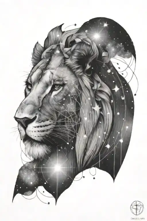 World Leo Constellation Compass Rose