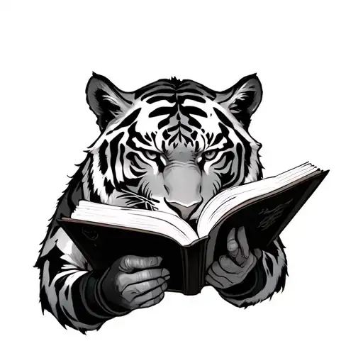 Tiger For Female Gargoyle Warrior Reading