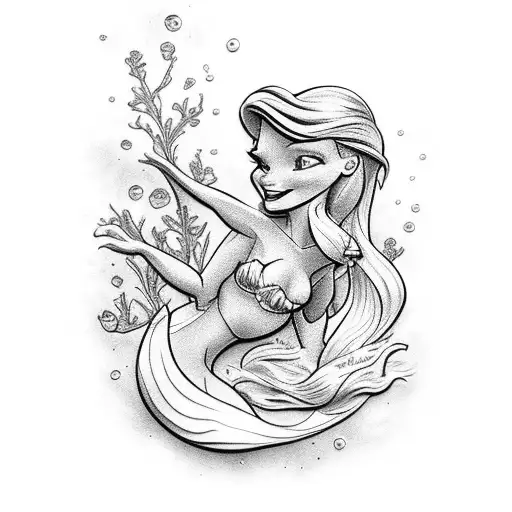 Little Mermaid Flowers Disney