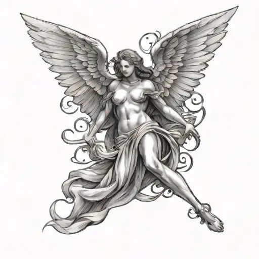 Falling Angel From The Sky