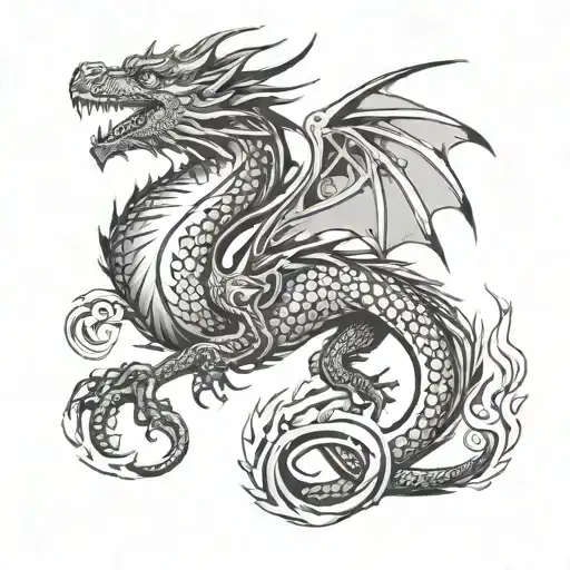 Dragon Tribal Inspired