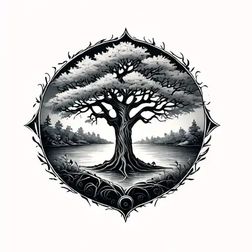 A Tree Of Life And A Crumb Inside