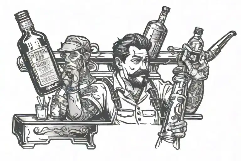 Bartender Toolswith A Life Line