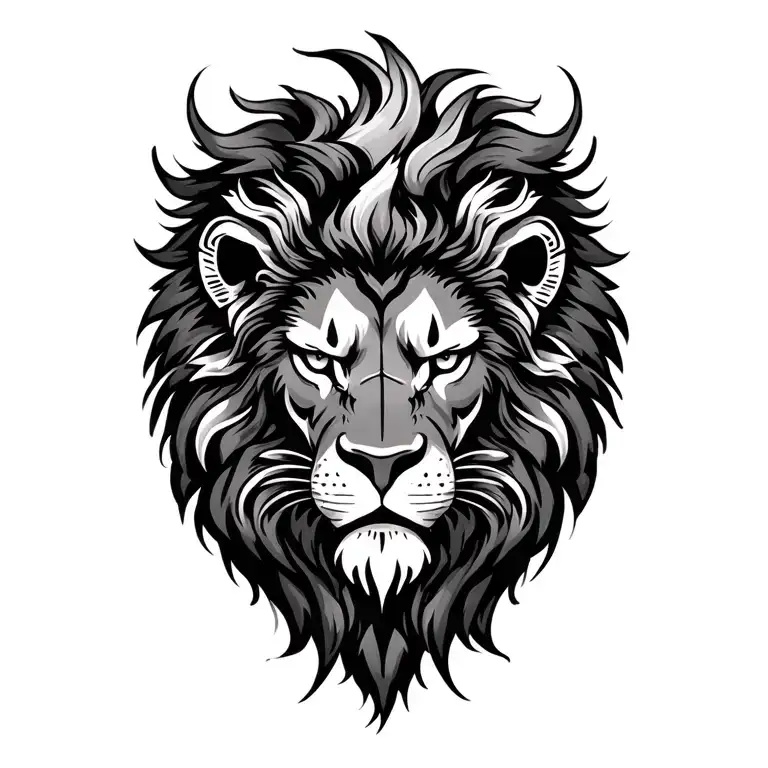 Phenix And Lion Head