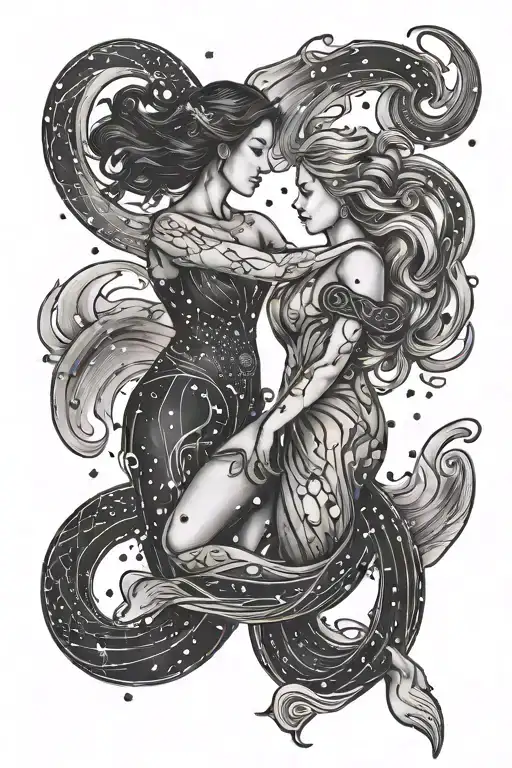 Aquarius Constellation Merging Together