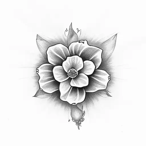 Flower With The Word Jimmy