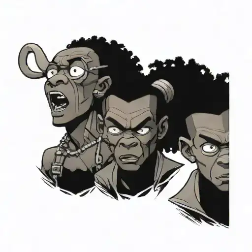 Boondocks Hear See Speak No Evil