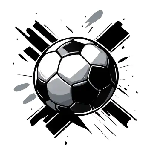 Portuguese Soccer Cross With Soccer Ball