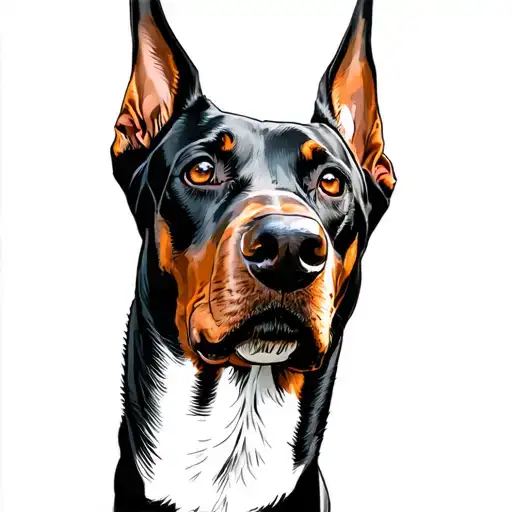 Doberman Dog Canserbero