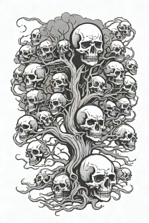 Tree Full Of Skulls