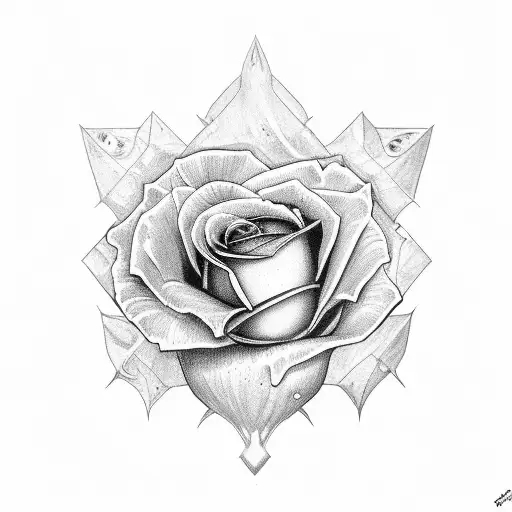 Rose With An Eye In The Middle