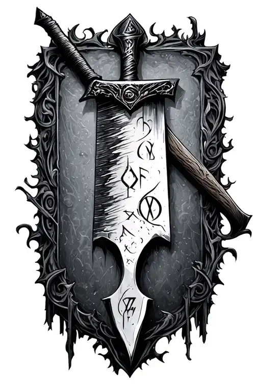 Bloodborne Runes And Saw Cleaver