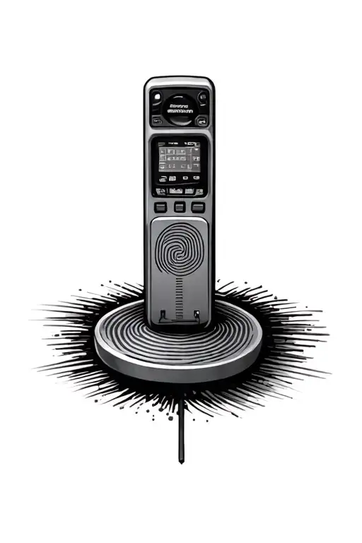Metal Detector Where The Loop Shadow Is A Thumbprint