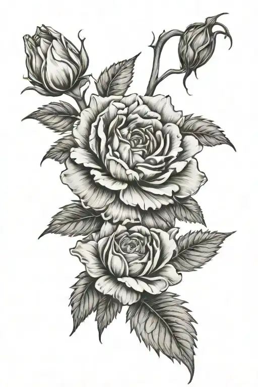 Carnation Roses Sunflower