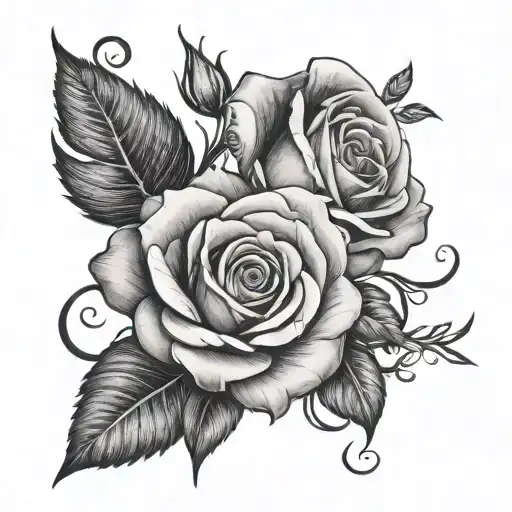 Rose And Vine Arm Wrap