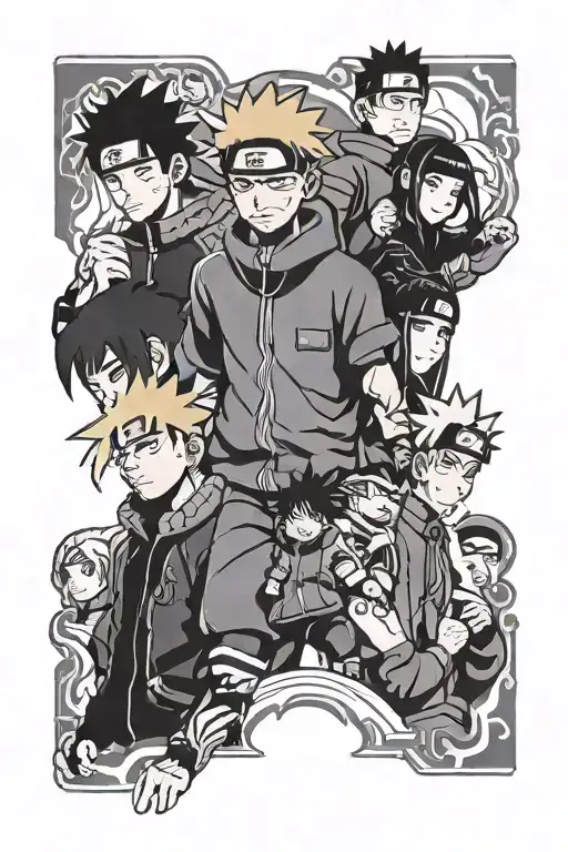 Naruto And Hinata Holding Hands With 4Lifers Under Them In A Bold Font