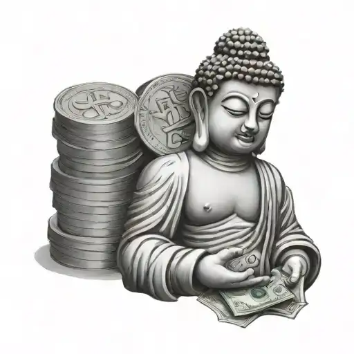 Buddha With Money