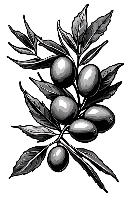 Olive Branch Representing A Different Family