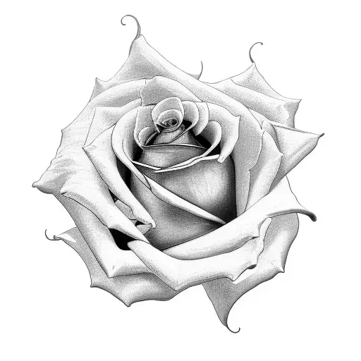 Rose For A Leg Sleve