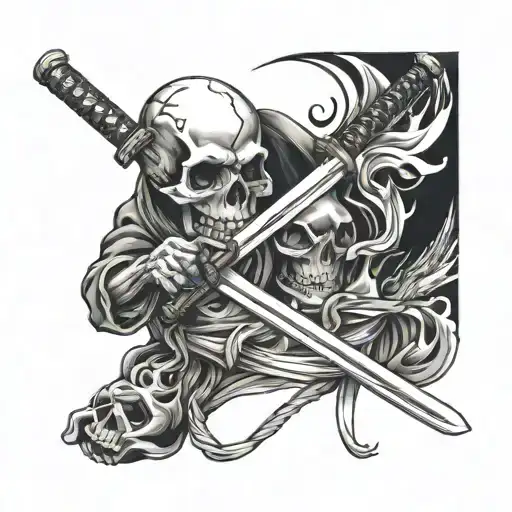 Skulls And Katana
