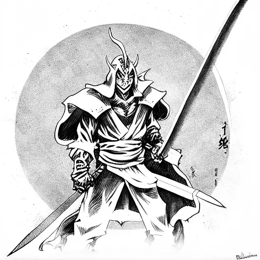 Classic Swordman Like Yorichi From Demon Slayer