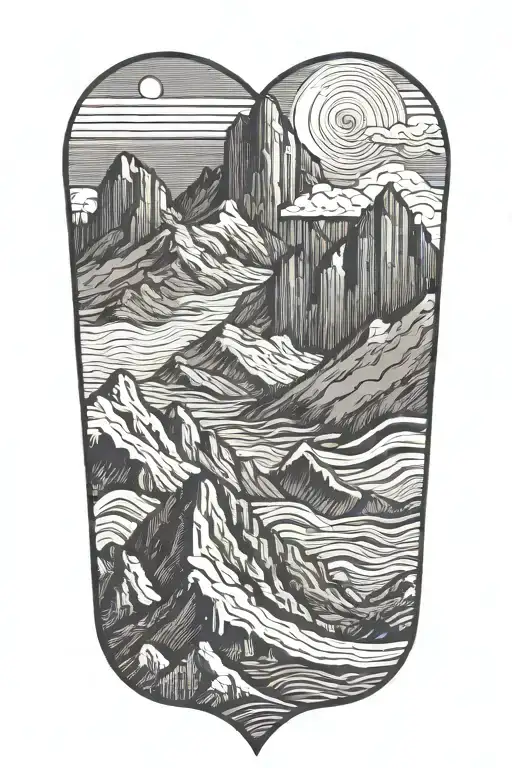 Mountains In The Background