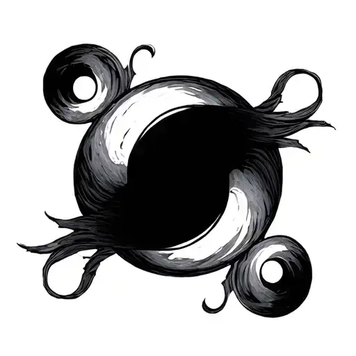 Enso Circle With Semicolon