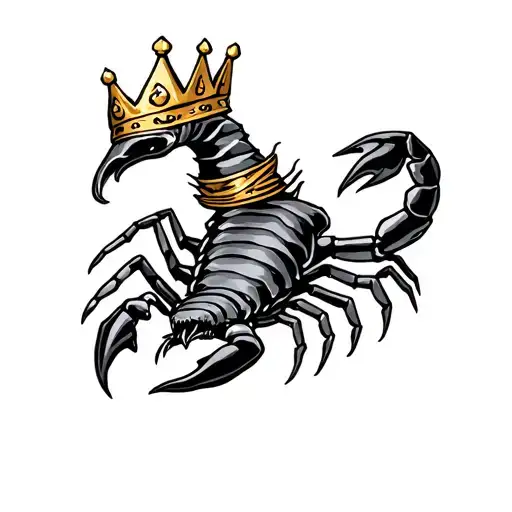 Scorpion And Golden Crown