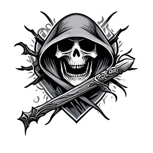 Detailed Grim Reaper