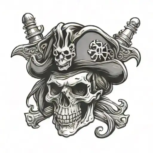 Pirate Skull Piercings