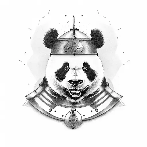 Panda In Armor