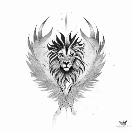 Pheonix And Lion