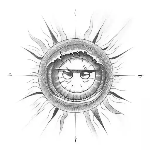 Sun With An Eye In The Middle