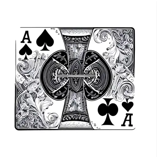 Ace Of Clubs Card
