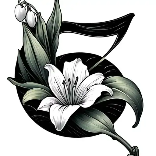 Number 5 Lily Of The Valley Flower