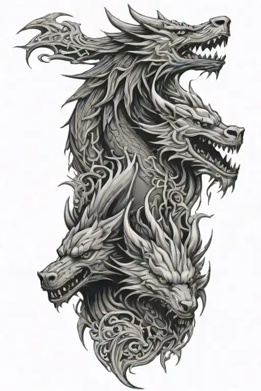 Dragon And Wolf