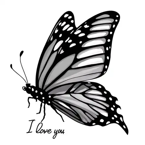 I Love You Butterfly