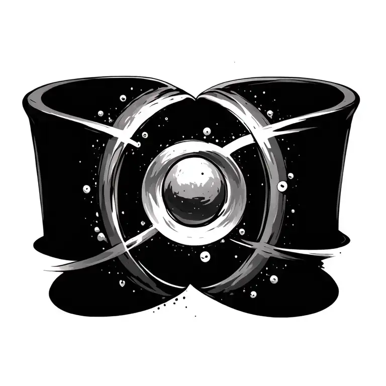 Wabi-sabi Ring With Thc Molecule Subliminally Within