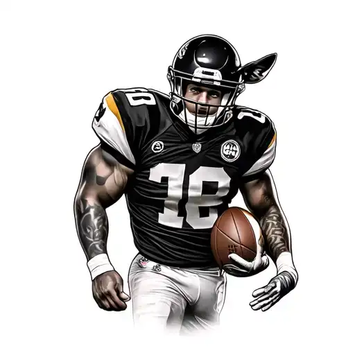 New Arrival Of Tattoo For A Calf Muscle For A Footballer