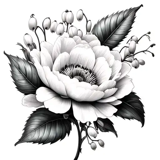 Daisy Lily Of The Valley Peony