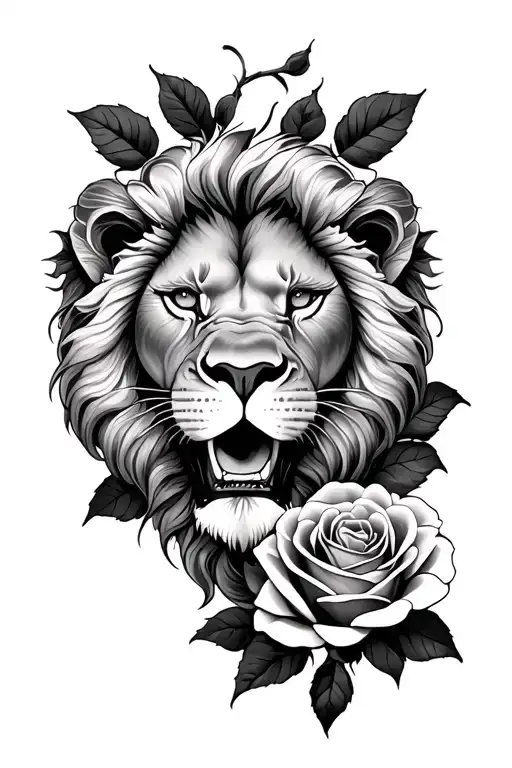 Roses With The Eye Of A Lion