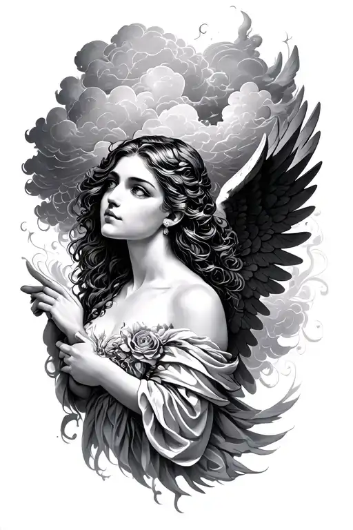 Cloud And Female Angel