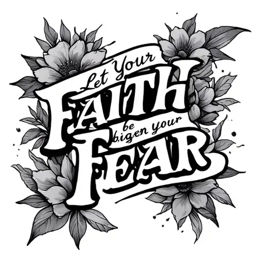 Let Your Faith Be Bigger Then Your Fear