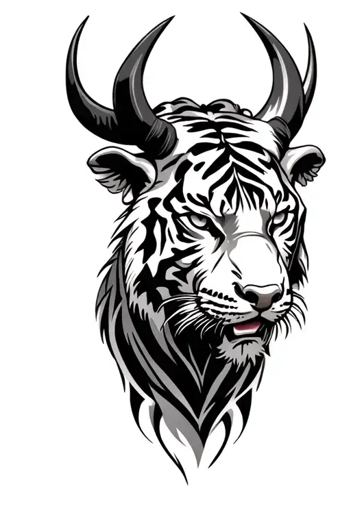 Tiger Head Ox Head